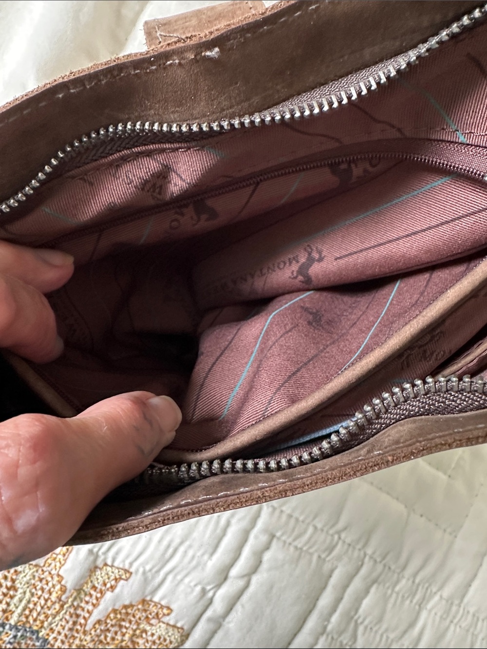 Montana West western leather crossbody bag - Picture 5 of 9